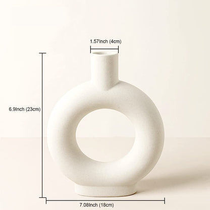 Ceramic Flower Vases, Nordic Minimalism Style 